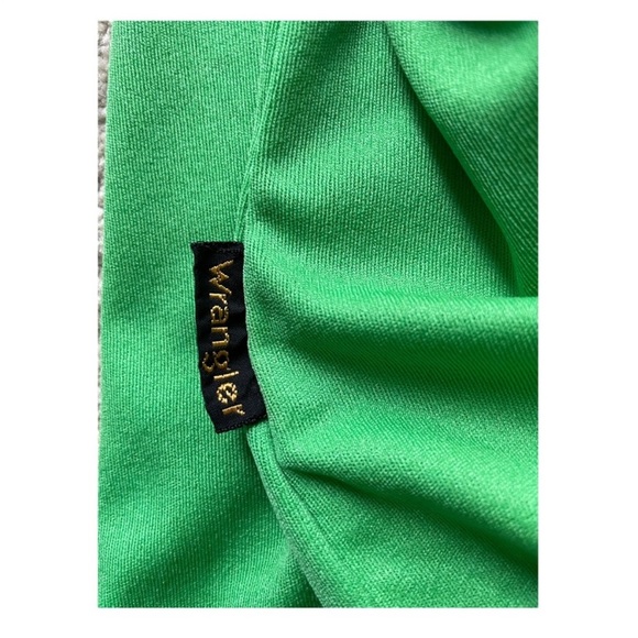 Vintage WRANGLER Turtleneck - Kelly Green - Picture 4 of 4